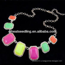 2013 модный красочный большой бисера коренастый ожерелье JN11